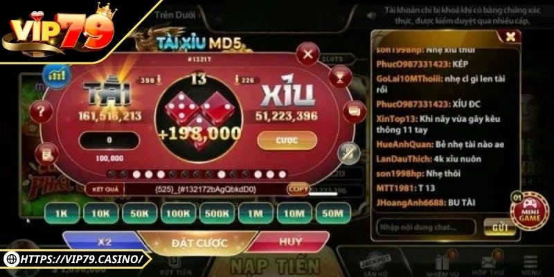 Tài Xỉu md5 Vip79 – Sân Chơi Cá Cược Minh Bạch Và Uy Tín 3 Vì sao lại được nhiều dân thủ ưa chuộng?